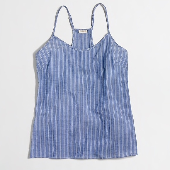 J. Crew Tops - {J. Crew} Striped Racerback Cami Top